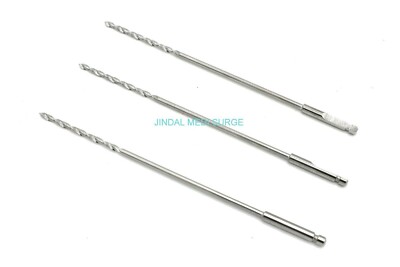 DRILL BIT QUICK COUPLING END 3.5MM X 150MM ORTHOPEDIC INSTRUMENT S.S. PACK OF 10
