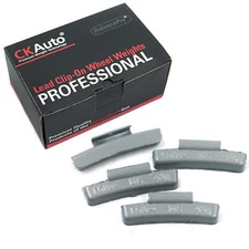 MC-Series Coated 1.5oz Lead Clip-on Wheel Weights 25 Pack Tire Balance