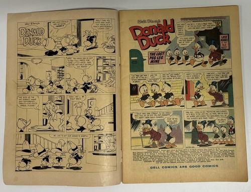 1950s 1956 1957 1959 Lot Of 3 DELL Walt Disney’s DONALD DUCK Comic Books 10¢ - Picture 5 of 5