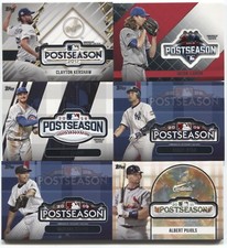 2018 Topps Update Series POSTSEASON LOGO PATCH CARD    (YOU Pick Your Player)  
