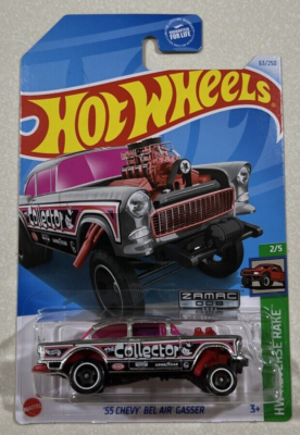 NEW 2024 Hot Wheels Zamac 008 '55 Chevy Bel Air Gasser Walmart | eBay