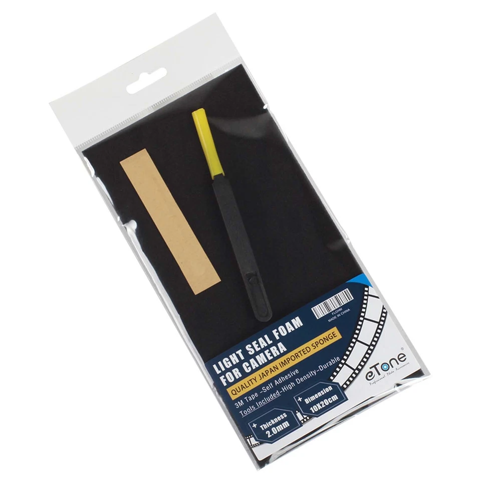 Self Adhesive Film Camera Back Repair Light Proof Seal Foam Sponge Sheet 10x20cm - Image 4 of 4