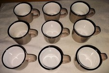 TASSEN - ESPRESSOTASSEN - 9 STK. - TOP! NEUWERTIG!