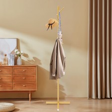 Freestanding Coat Rack with 7 Hooks Coat Rack Stand Tree-Shaped Coat Rack