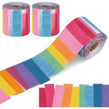 Colorful Stripe Bulletin Board Border For Classroom Decor 65 Ft 2 PCS