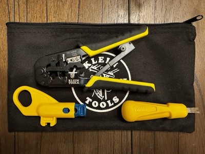 Klein Tools Twisted Pair Installation Tool Set with Zipper Pouch - PRE-OWNED