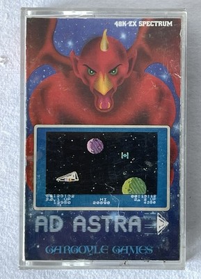 Vintage AD ASTRA Tape Game Sinclair ZX Spectrum 48k Gargoyle Games 1984