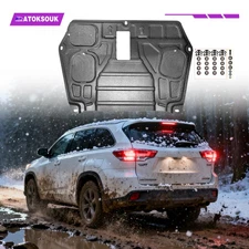 Engine Splash Shield For Toyota Highlander 2018 Heavy Skid Plate W/Service Hole