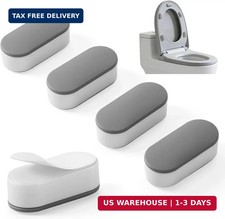 5 PCS Toilet Seat Bumpers for Bidet Attachment with Strong Adhesive, Universal N