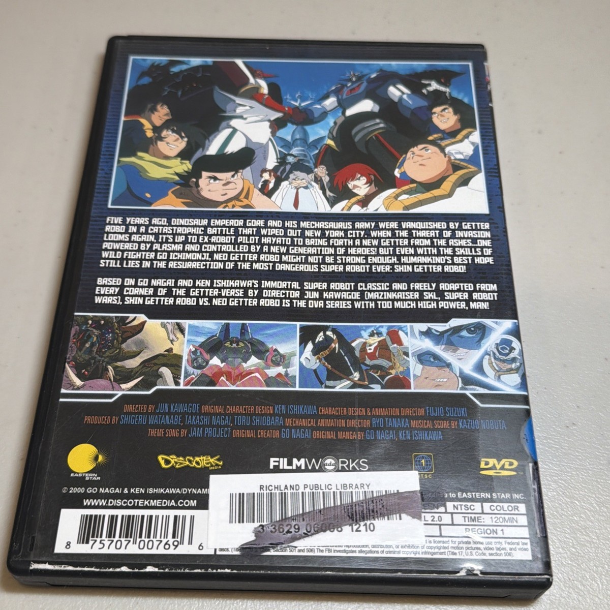 Shin Getter Robo Vs. Neo Getter Robot (DVD) for sale online | eBay