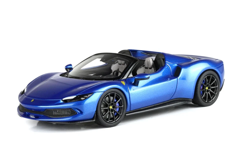 BBR FERRARI 296 GTB Blu Corsa - bbrfer60004 SCALA 1:64 - Immagine 2 di 3