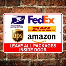 Leave Packages Inside Door Package Delivery Sign Or Decal 6 SIZES deliveries 588