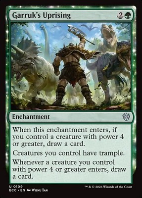 Garruk's Uprising 109 NM Lorwyn Eclipsed Commander MTG