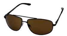 Perry Ellis Gunmetal Men SunglassMetal Aviator, Brown Lens PE76 1