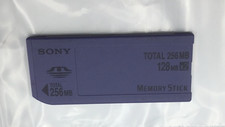 Rare Vintage Sony 256 MB - 128 MB x 2-in-1 Memory Stick MSA-128S2 