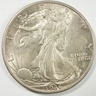 1936 US Walking Liberty Half Dollar 90% Silver Coin Estate Unsorted As Found