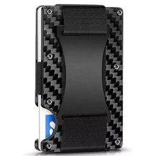 NEW Slim Wallet with RFID Blocking Card Slots Cash Strap Fold Wallet Card Holder