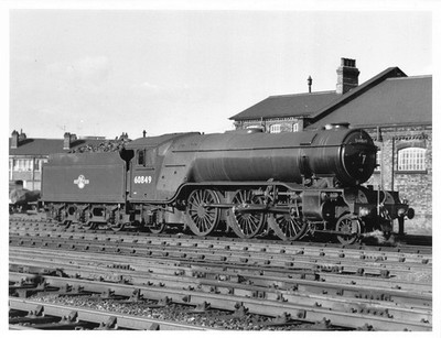 Eisenbahn Lok Bahnhof Pilot Central Goods Depot Doncaster Foto 1959