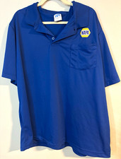 NAPA Blue 2xL Short Sleeve Knit Polo Shirt w/ Chest Pocket, Polyester Mechanic