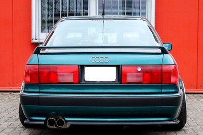 Black GLOSS Performance Rear Bumper diffuser addon For Audi 80 B4 1991-1995