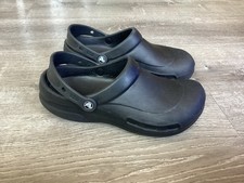 CROCS 20347 Unisex Shoes Black Bistro Slip Resistant Work Clog Mens 9 Women's 11