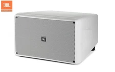 New JBL Control SB210 Dual 10"  Indoor/Outdoor Compact Subwoofer (White)