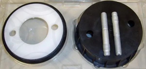 ELRING 374.590 Paraolio Albero Motore PTFE (Politetrafluoretilene)/ACM (Poliacrilico- Caucciù), con bussola montaggio - Immagine 2