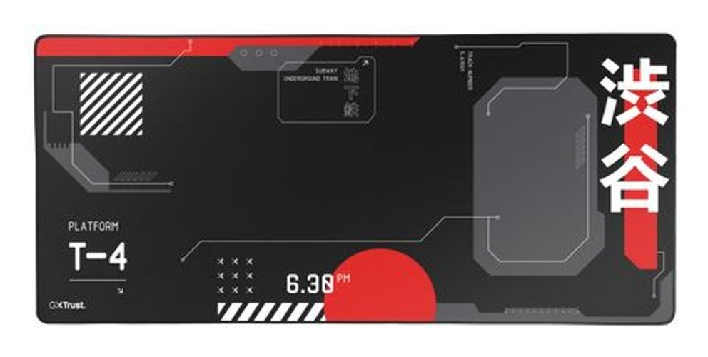 Gxt 759 xxl tappetino per mouse per gioco da computer nero, rosso - Immagine 3