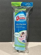 SEALED Quickie Mop & Scrub Roller Mop Blue Refill -Type M Fits Mop #058