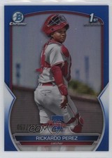 2023 Bowman Chrome Prospects Blue Refractor 57/150 Rickardo Perez #BCP-27 lh0