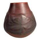 Antique Huge Mulberry Floral Van Briggle Vase