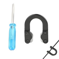 KGCGJVB D Loop Bow Archery Nock Kit Compound D Buckle with Black