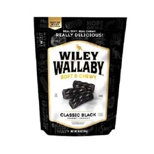 Wiley Wallaby Black Liquorice Candy