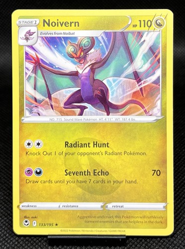 Noivern # 133/195 Pokemon TCG Rare Silver Tempest Sword & Shield NM