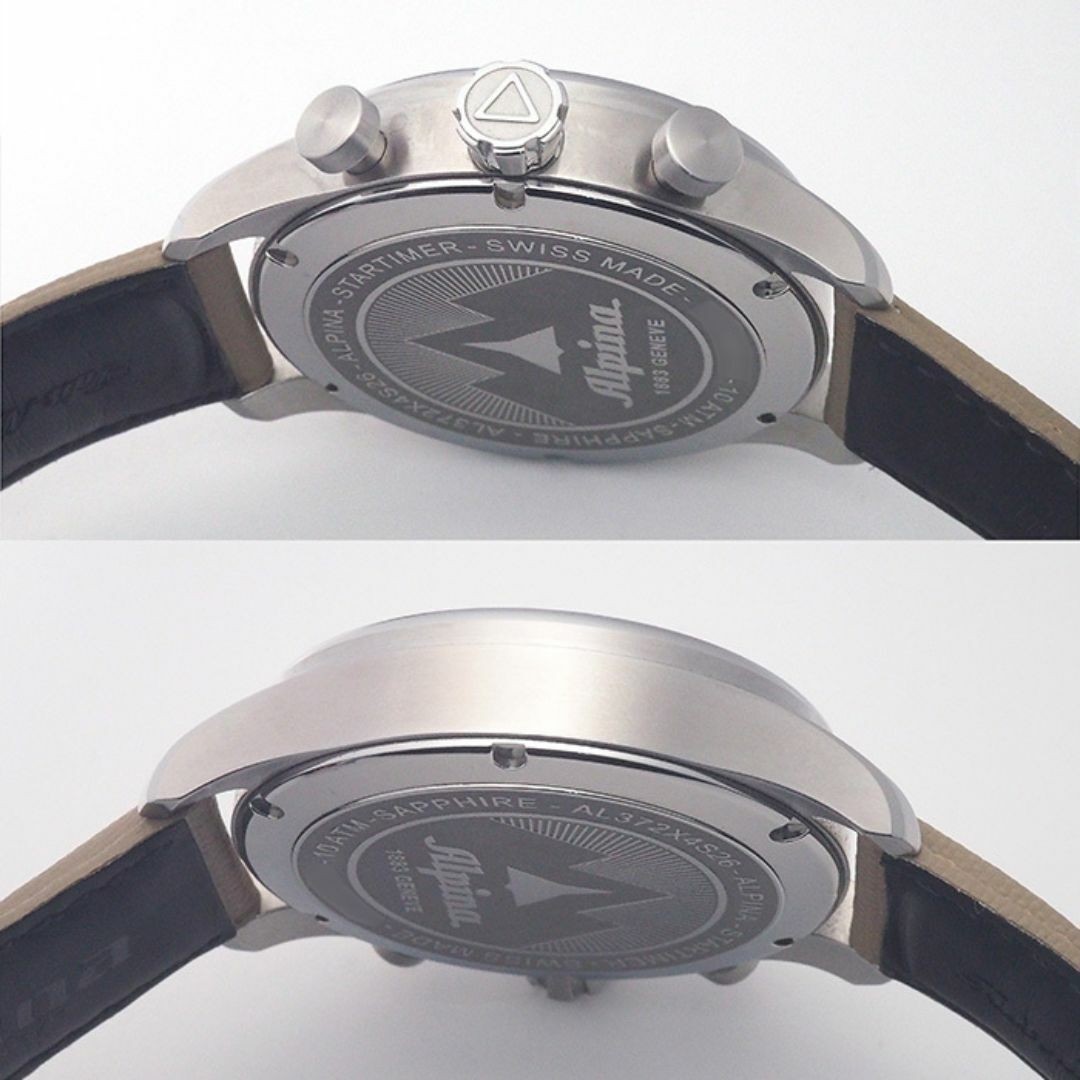 Alpina StarTimer Chronograph AL372X4S26 Men's SS Gray Watch From Japan image 3