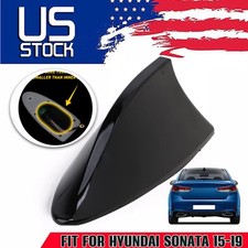 For 2015-19 Hyundai Sonata-Elantra Shark Fin Roof Antenna Cover BLACK USA