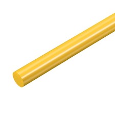 Plastik POM Rund Stab Rundstange Technisch Kunststoff 15mm Dmr. 50cm L&auml;nge Gelb