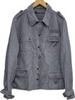 Womens New Look Grey Jacket Size 16 Pit 21" Length 14"