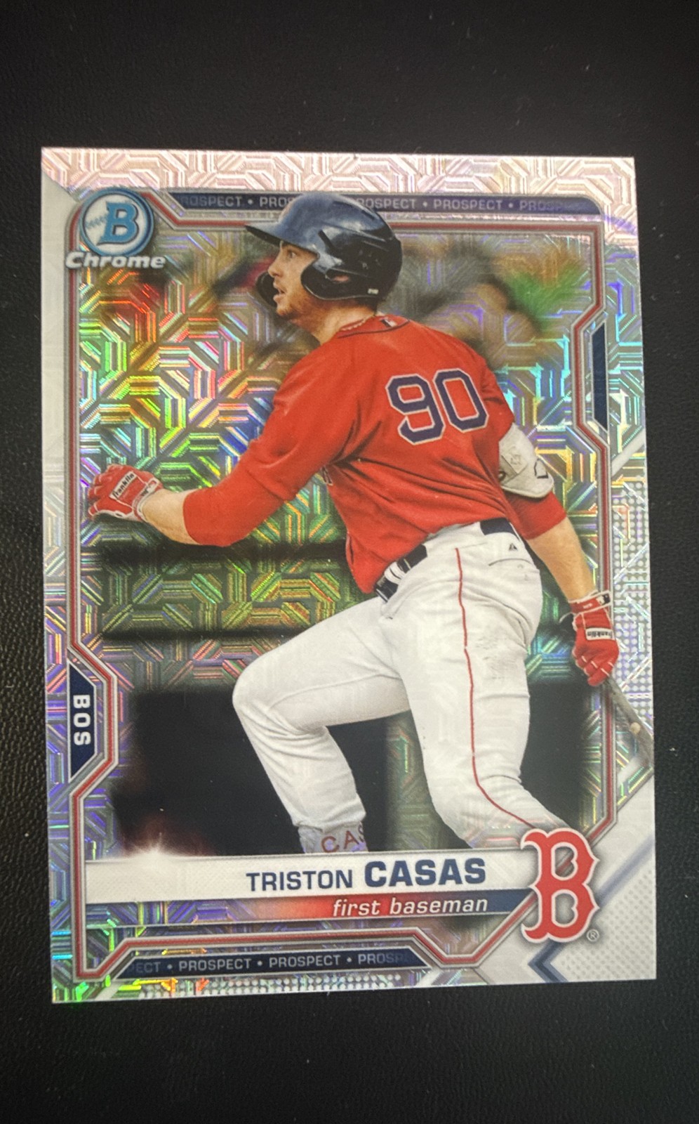 2021 Bowman - Chrome Prospects Triston Casas #BCP-84 Mojo Refractor (RC)