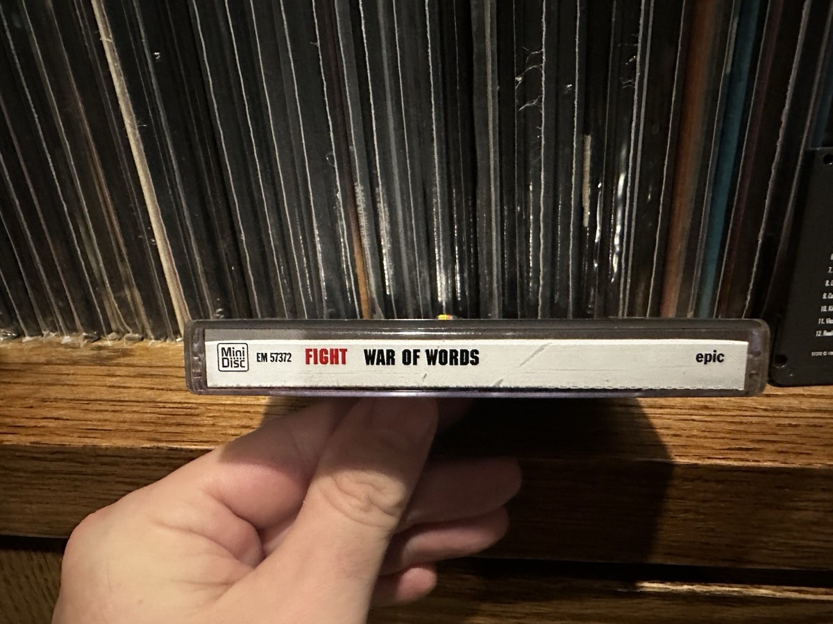 Fight – War Of Words - 1993 Thrash Heavy Metal - MD Minidisc