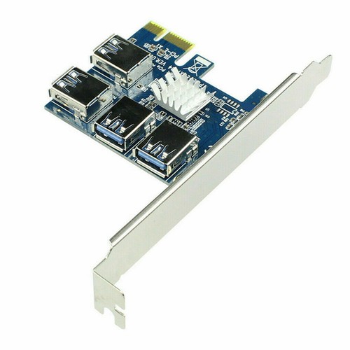 PCIE PCI-E PCI Express Riser-Karte 1X Bis 16X 1 Bis 4 USB 3.0-Steckplatz-Mu1513 - Afbeelding 4 van 6