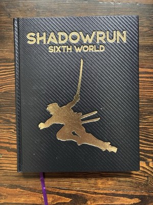 Shadowrun Sixth World RPG Hardcover Core Rulebook, Limited Edition Cover