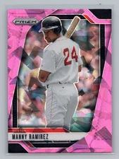 2025 Panini Prizm #219 Manny Ramirez Pink Ice Prizms