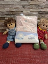 SET COPPIA BODY INTIMO CANOTTIERA NEONATA BIMBA 1 MESE H 56 ELLEPI COTONE NUOVO