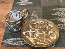 satsuma meiji cup and saucer