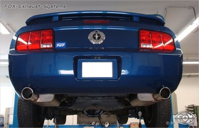 Double Sport Exhaust Ford Mustang GT Coupe 4.0L From 2005 Every 100mm Inclined