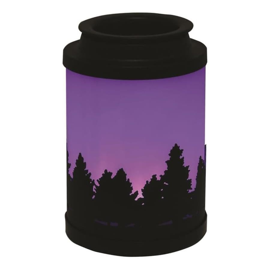 Electric Wax Melt Burner Colour Changing Forest Scene Plug In Home Fragrance