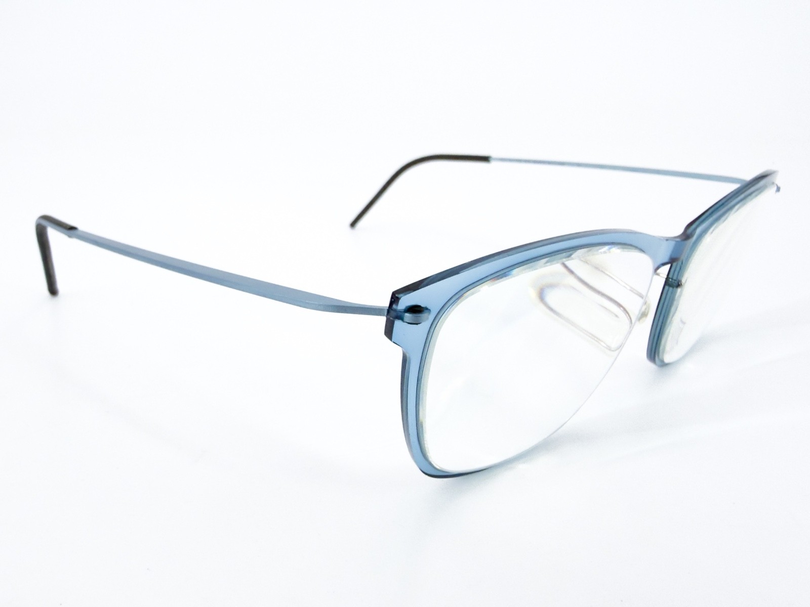Lindberg N.O.W. 6525 Eyeglasses FRAMES C25 Blue 50[]16-140 Clear N048