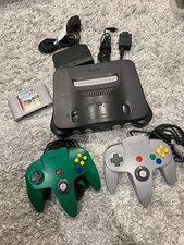 Nintendo 64 Console + 2 x Controllers + RF Cable, Game, Tested | VGC N64