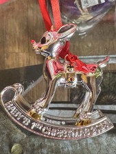 Lenox Rudolph the Red Nose Reindeer 2023 Baby  s 1st Christmas Ornament BNIB